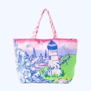 Lilly Pulitzer Martha's Vineyard Destination Terrycloth Tote Beach